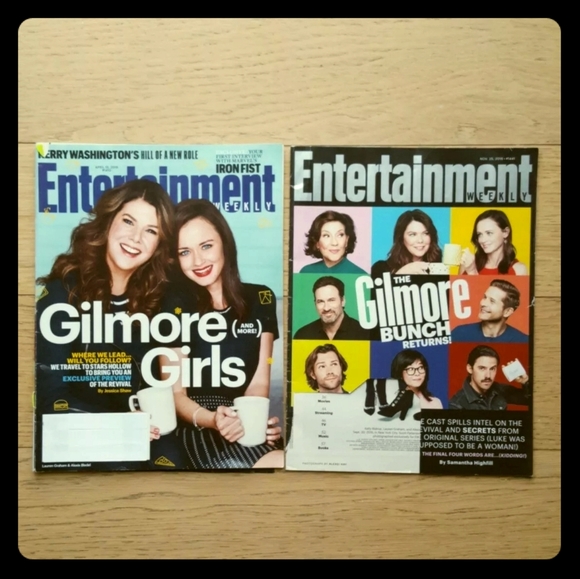 GILMORE GIRLS MAGAZINES-LOT OF TWO (2) MAGS